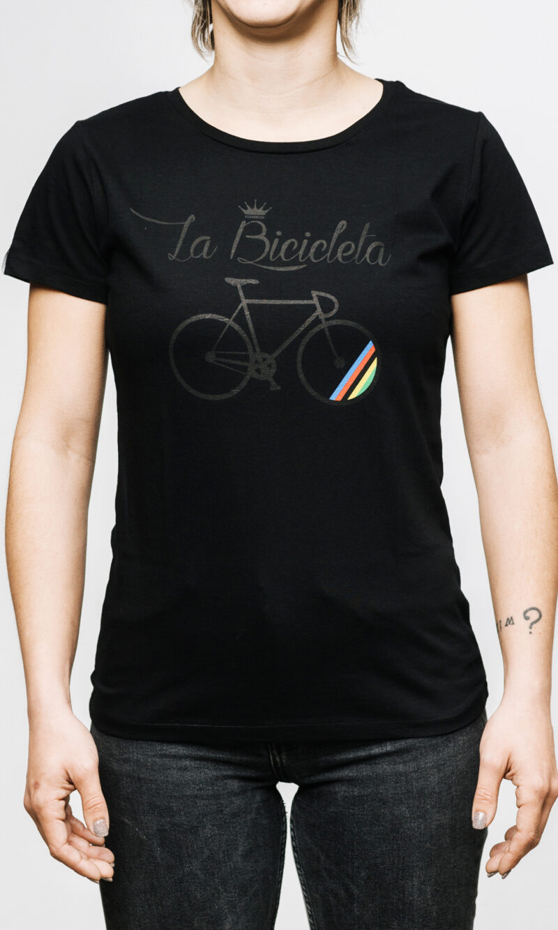 Camiseta Black edition la bicicleta chica
