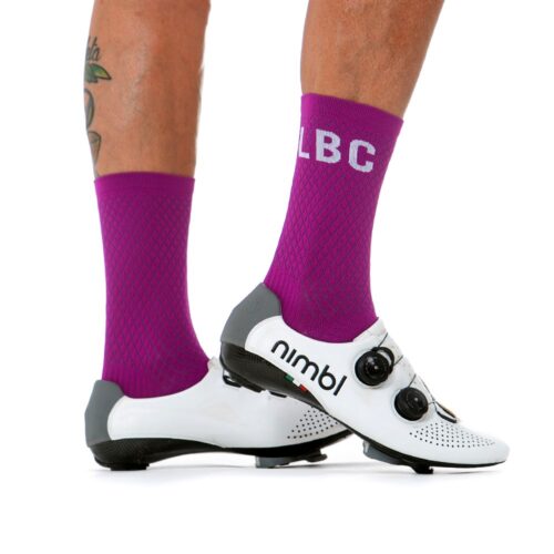 Calcetines ciclismo morados
