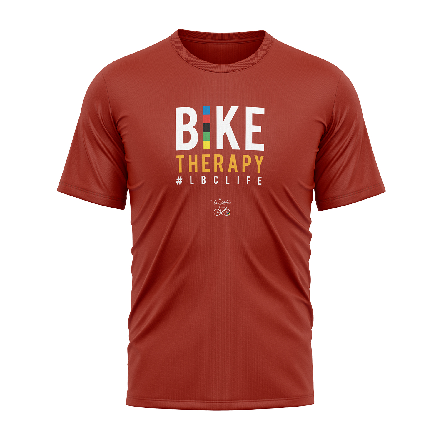 Camiseta bike therapy garnet