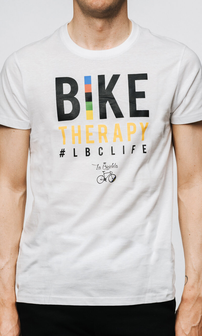 Camiseta Bike Therapy Blanca