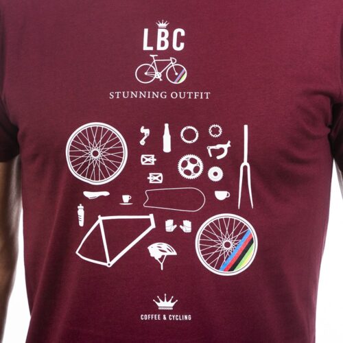 Camiseta granate LBC
