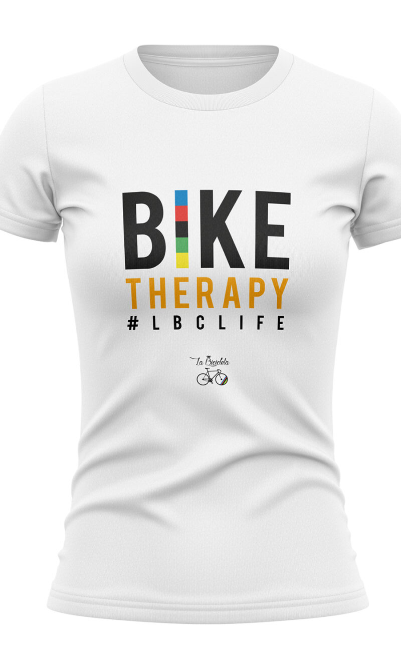 Camiseta bike therapy mujer