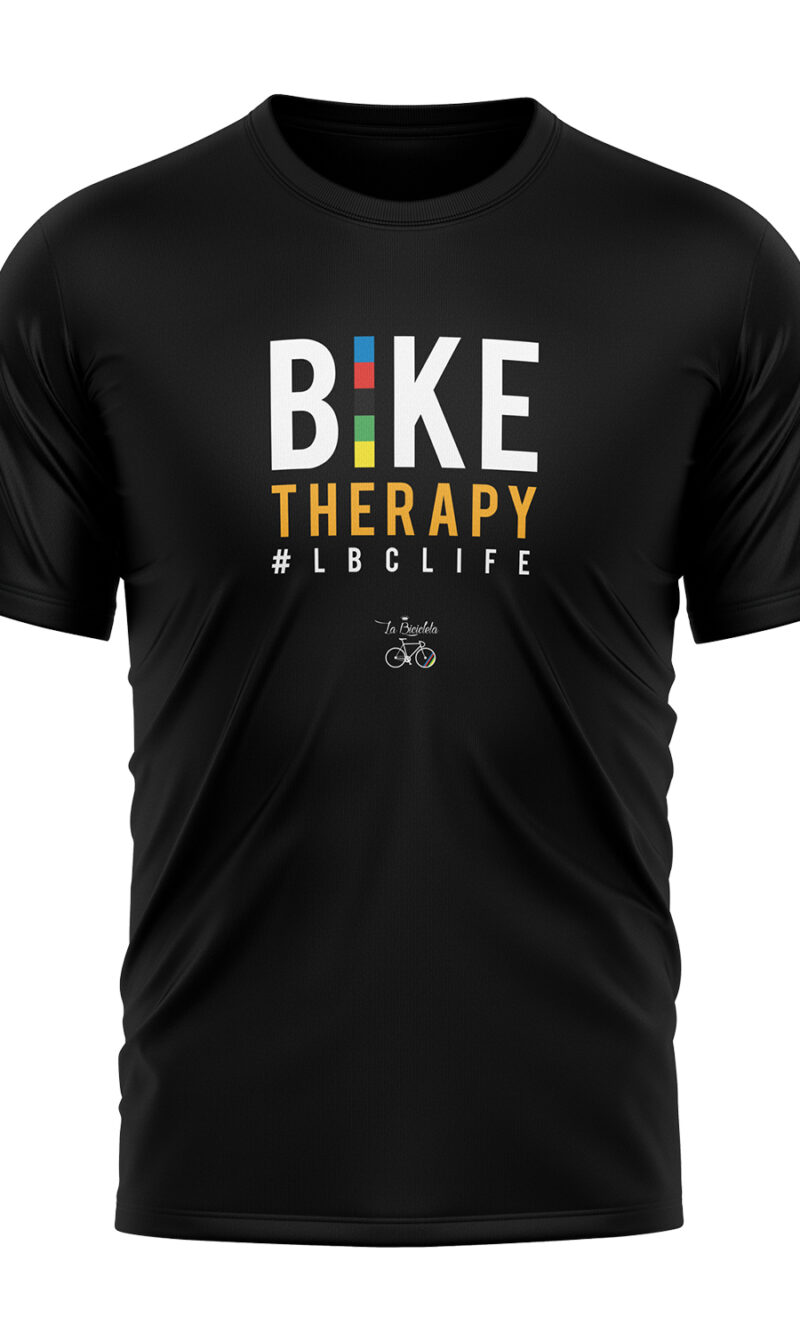 Camiseta Bike therapy negra